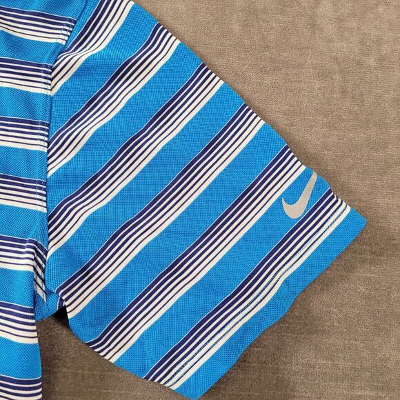 Nike Golf Tour Performance Polo Shirt Blue Dri Fit Mens Size Medium‎ - Picture 2 of 9